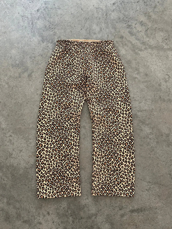 American Vintage Leopard Print Hoodie